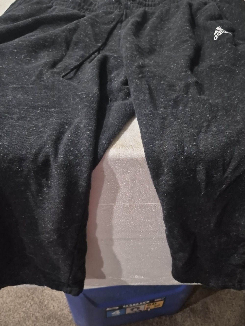 adidas Black Drawstring Jogger Pants